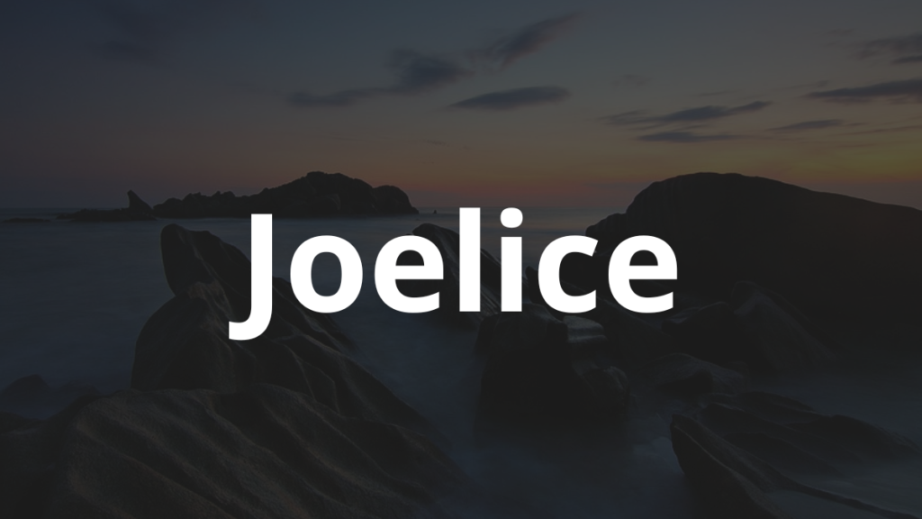 Significado do nome Joelice