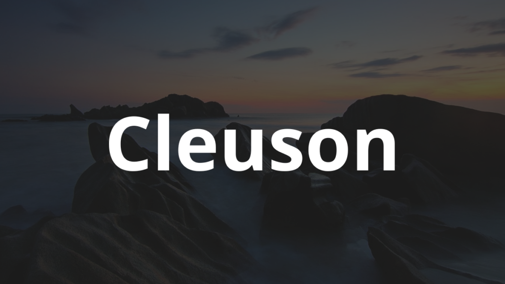 Significado do nome Cleuson: História e origem! 1 Significado do nome Cleuson