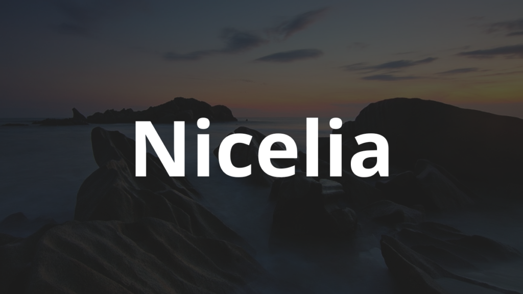Significado do nome Nicelia: História e origem! 1 Significado do nome Nicelia