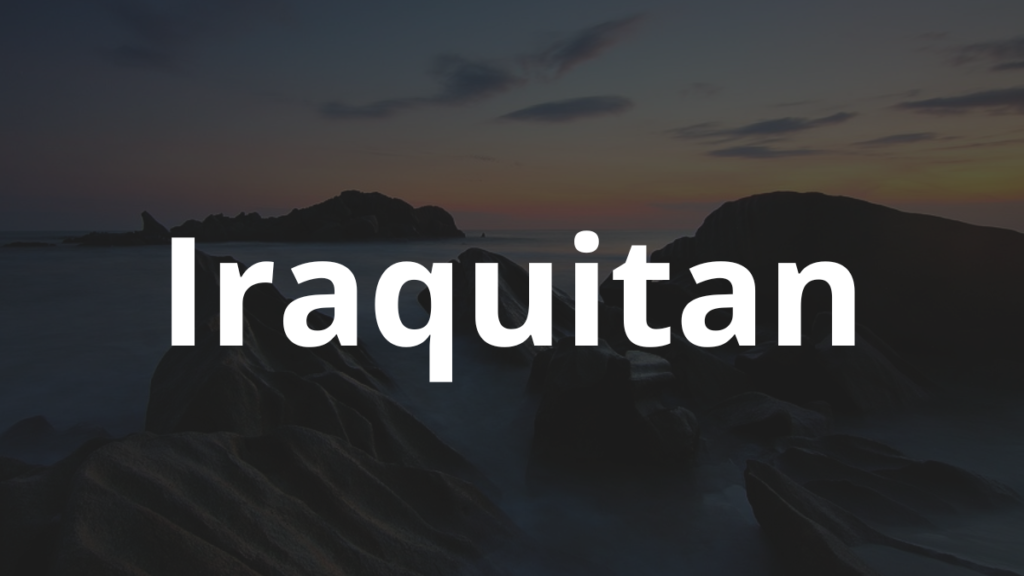 Significado do nome Iraquitan: História e origem! 1 Significado do nome Iraquitan