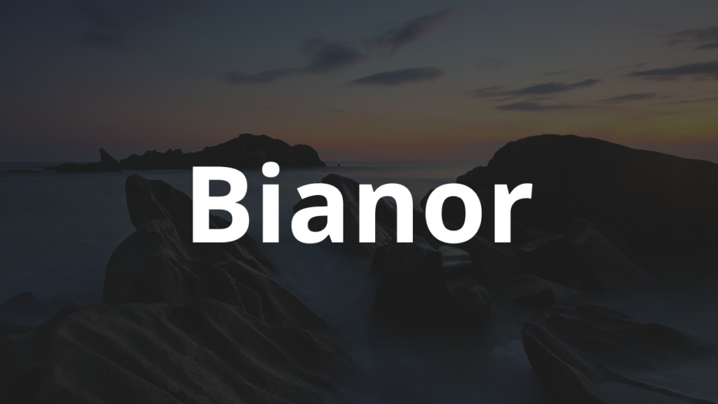 Significado do nome Bianor: História e origem! 1 Significado do nome Bianor