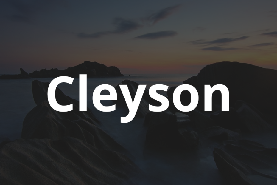 Significado do nome Cleyson: História e origem! 9 Significado do nome Cleyson