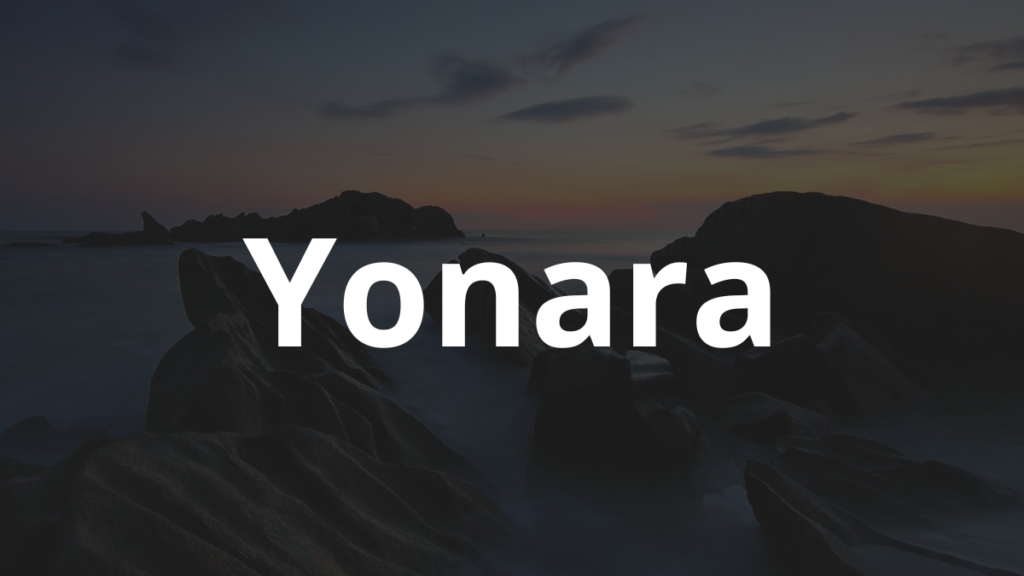 Significado do nome Yonara: História e origem! 1 Significado do nome Yonara