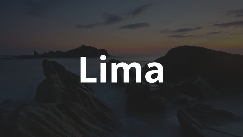 Significado do nome Lima: História e origem! 1 Significado do nome Lima