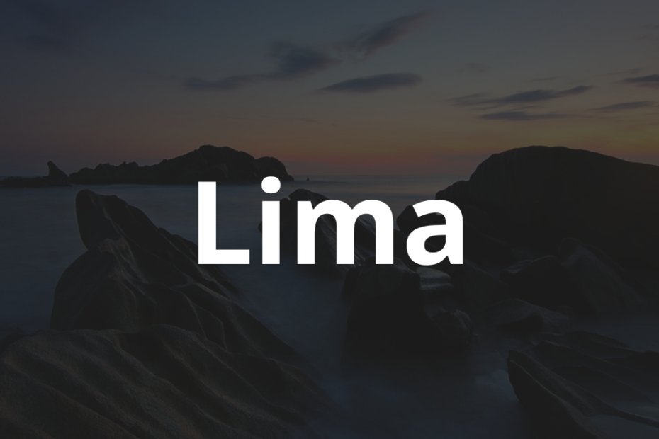 Significado do nome Lima: História e origem! 12 Significado do nome Lima