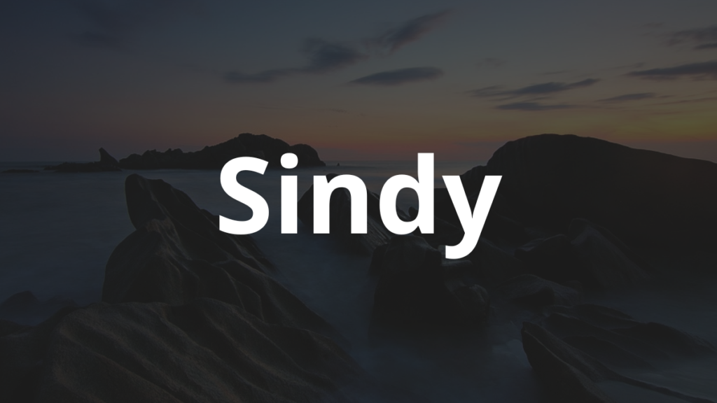 Significado do nome Sindy