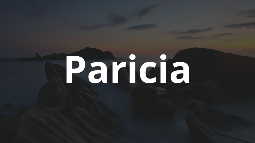 Significado do nome Paricia