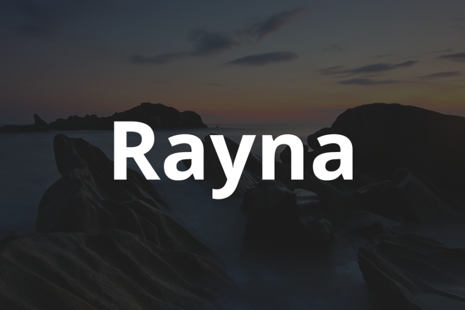 Significado do nome Rayna: História e origem! 10 Significado do nome Rayna