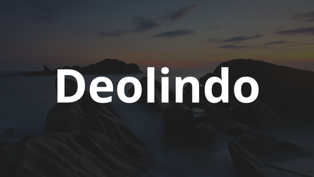 Significado do nome Deolindo: História e origem! 1 Significado do nome Deolindo