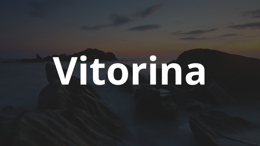 Significado do nome Vitorina: História e origem! 1 Significado do nome Vitorina