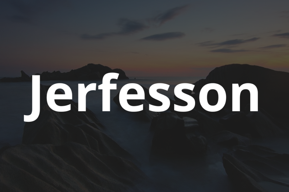 Significado do nome Jerfesson: História e origem! 6 Significado do nome Jerfesson