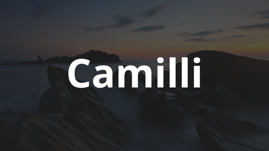 Significado do nome Camilli: História e origem! 1 Significado do nome Camilli
