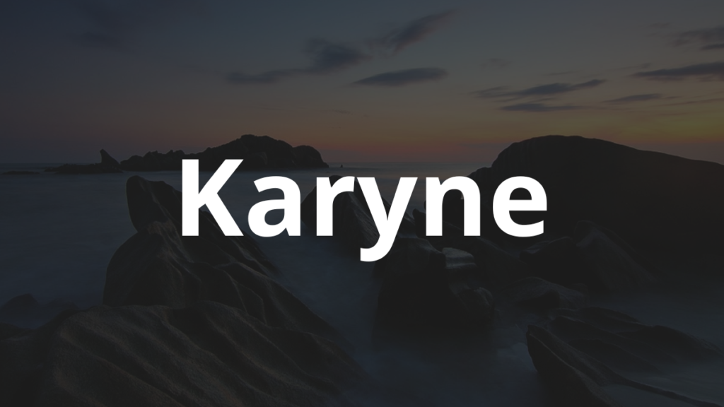 Significado do nome Karyne