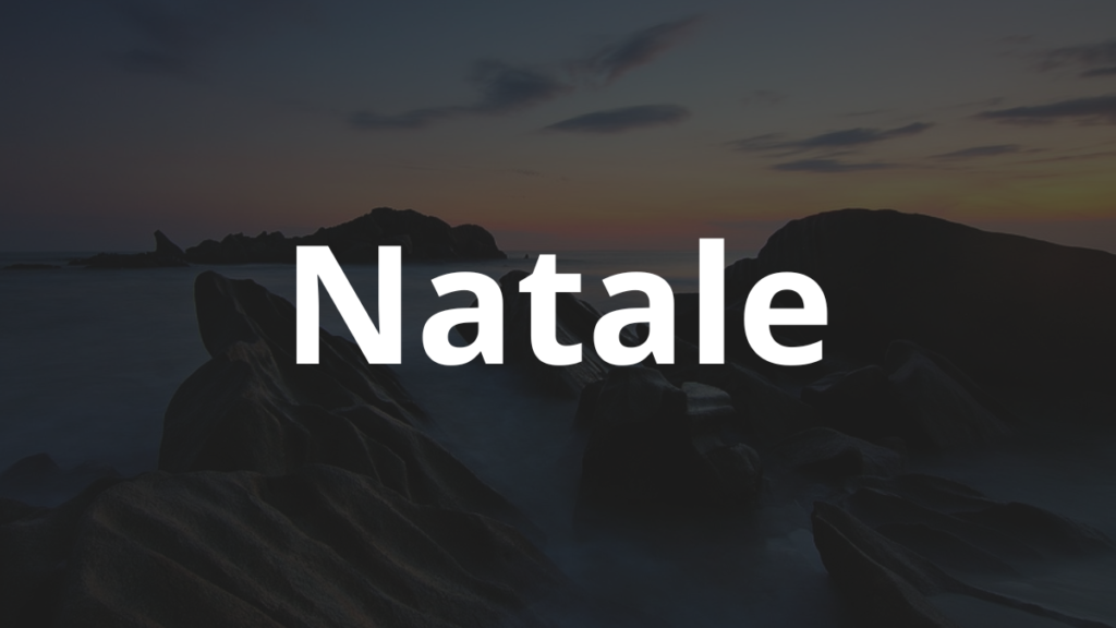 Significado do nome Natale