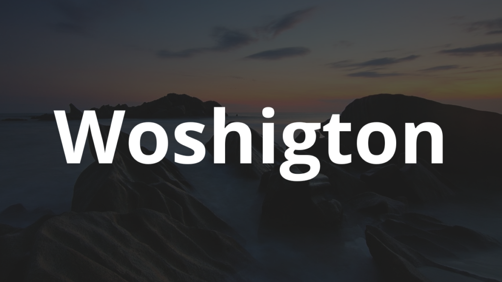 Significado do nome Woshigton