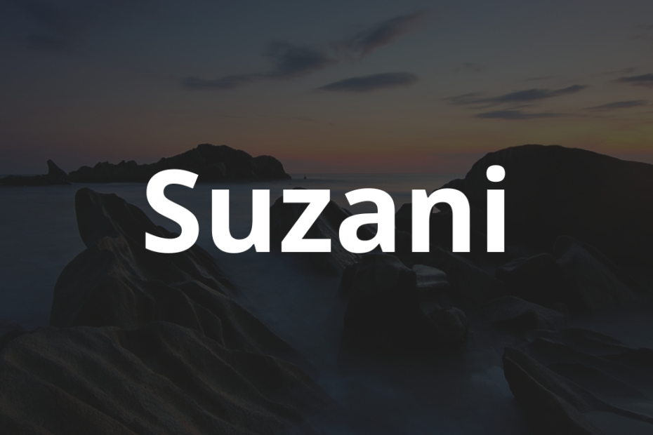 Significado do nome Suzani: História e origem! 10 Significado do nome Anaisa