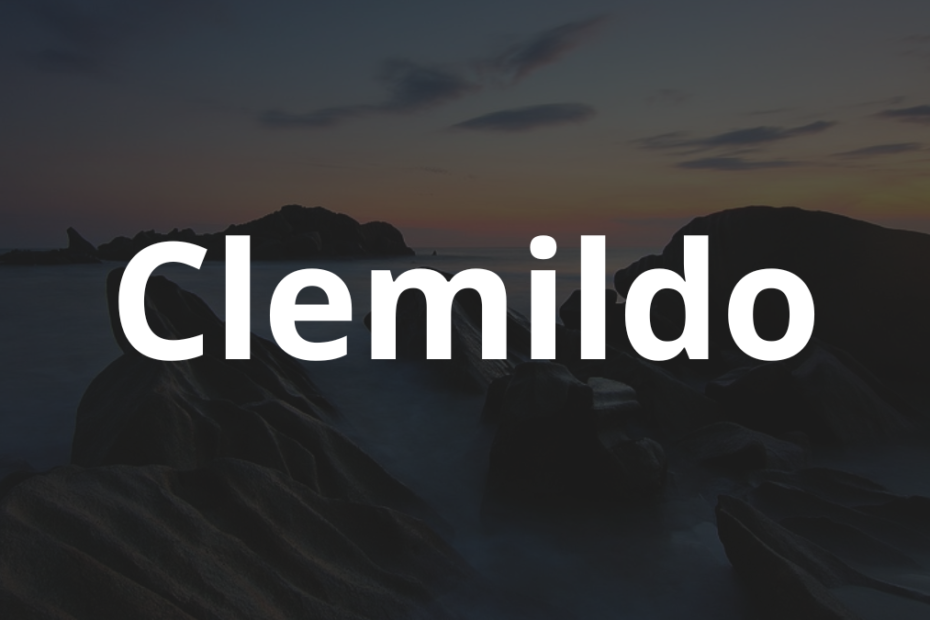 Significado do nome Clemildo: História e origem! 1 Significado do nome Clemildo