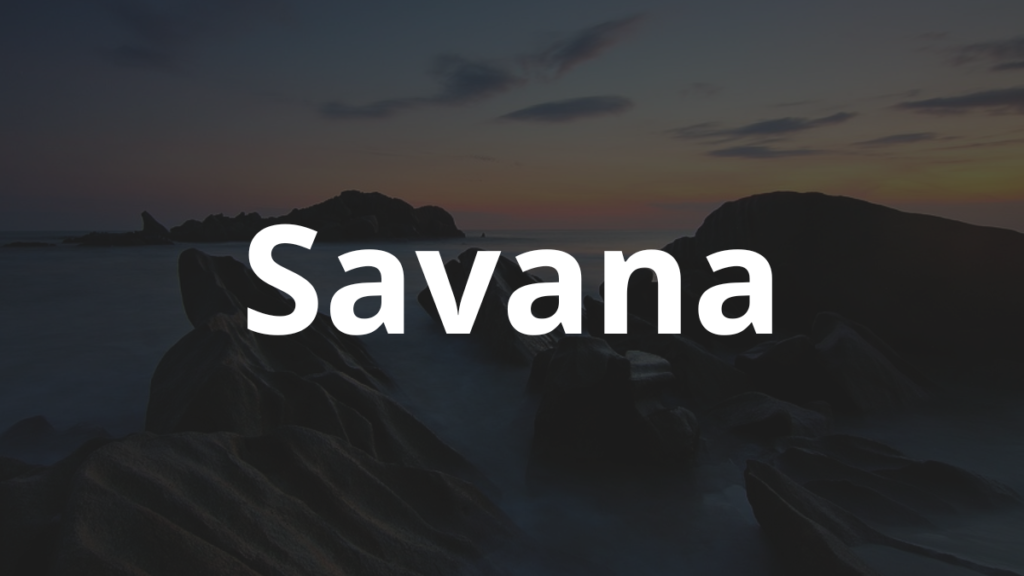 Significado do nome Savana: História e origem! 1 Significado do nome Savana