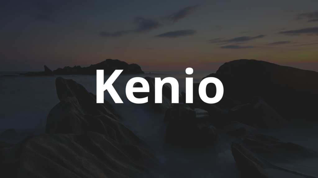 Significado do nome Kenio: História e origem! 1 Significado do nome Kenio
