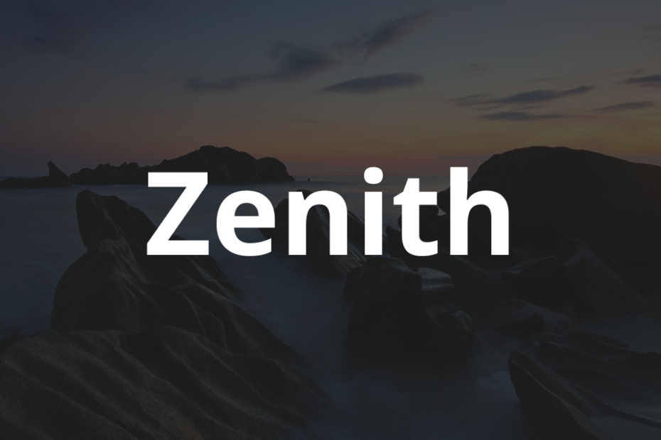 Significado do nome Zenith: História e origem! 9 Significado do nome Zenith