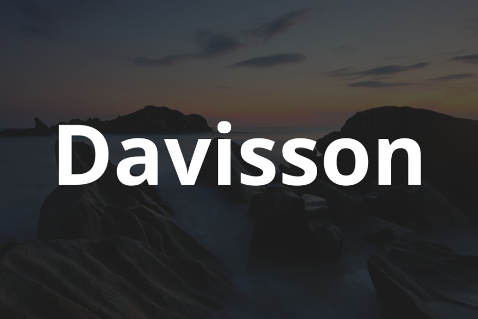 Significado do nome Davisson: História e origem! 1 Significado do nome Davisson