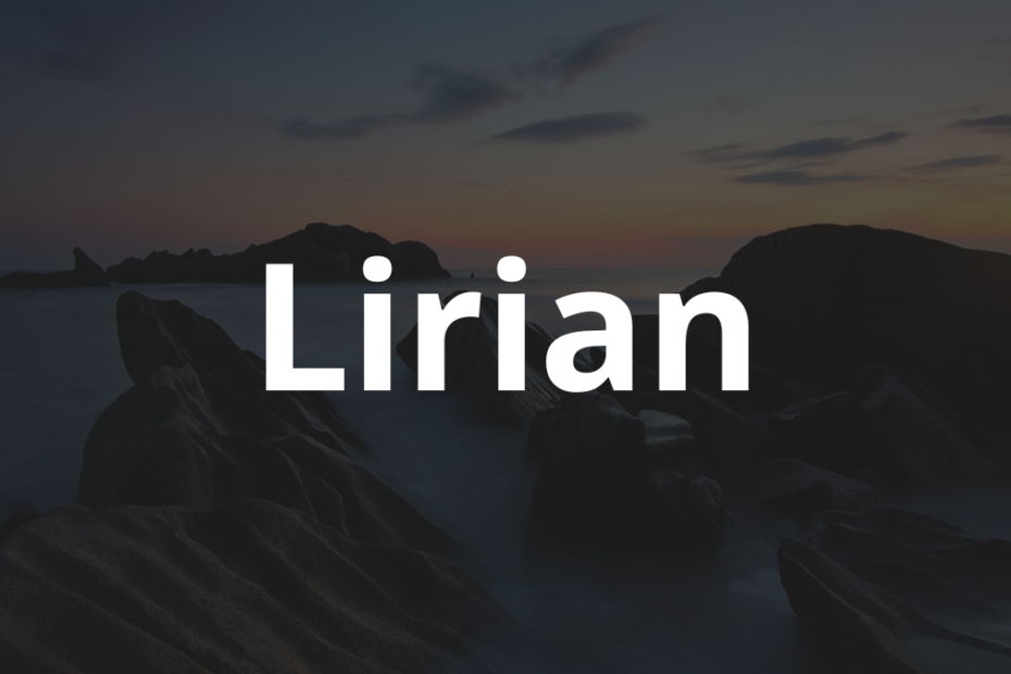 Significado do nome Lirian: História e origem! 3 Significado do nome Lirian