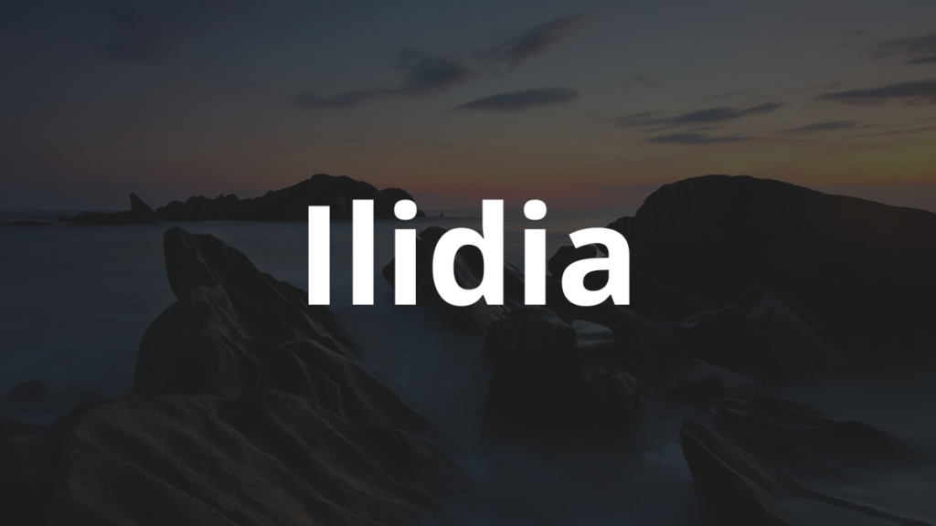 Significado do nome Ilidia