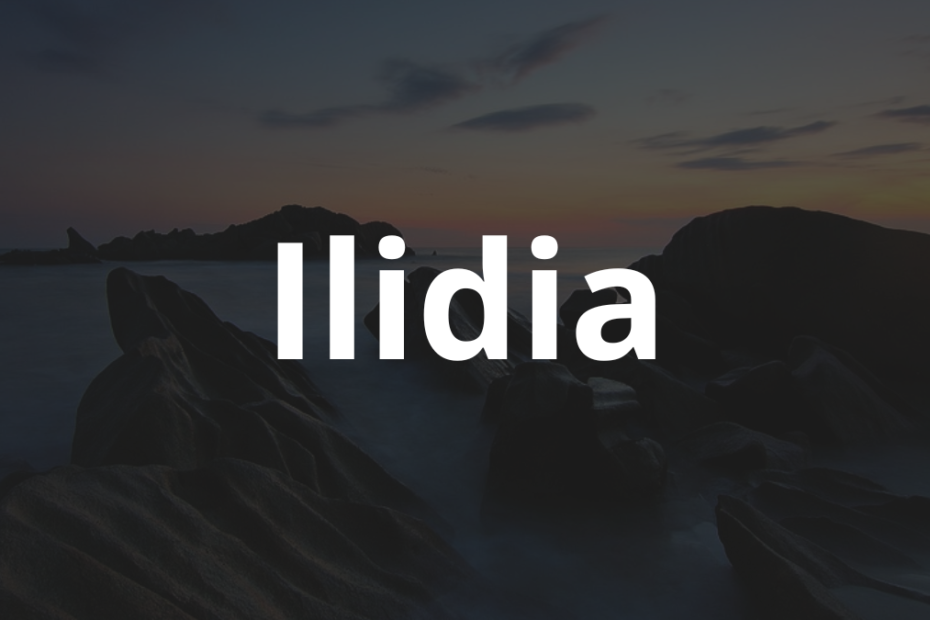 Significado do nome Ilidia: História e origem! 12 Significado do nome Ilidia