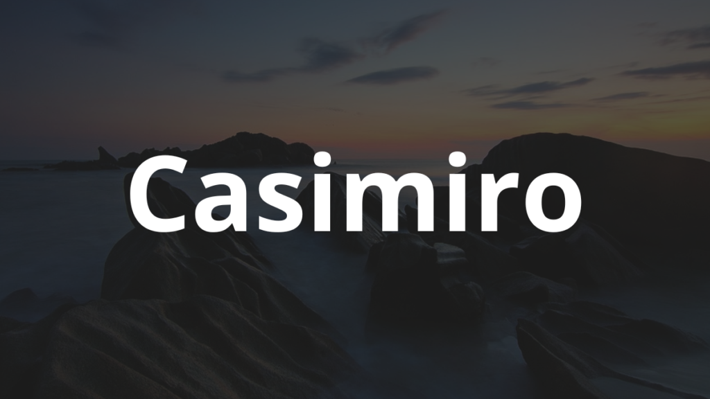 Significado do nome Casimiro