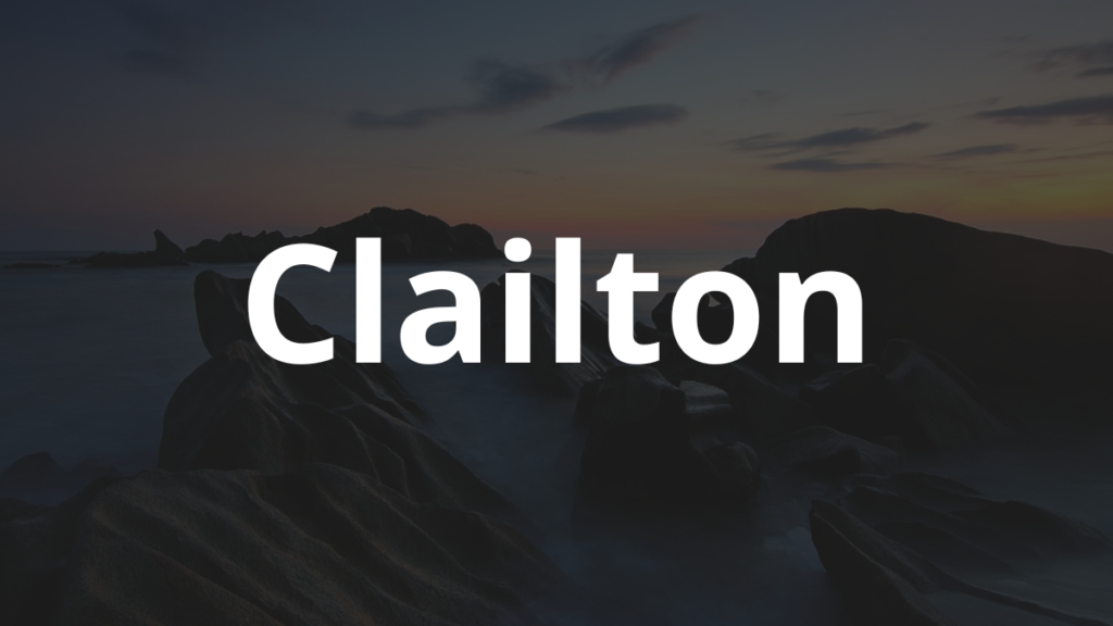 Significado do nome Clailton: História e origem! 1 Significado do nome Clailton