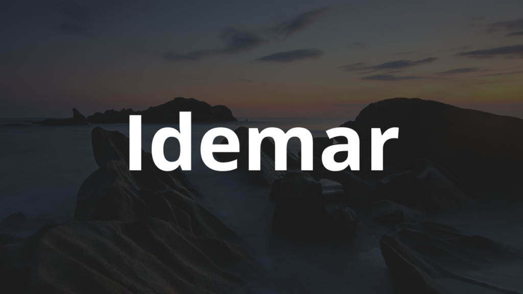 Significado do nome Idemar