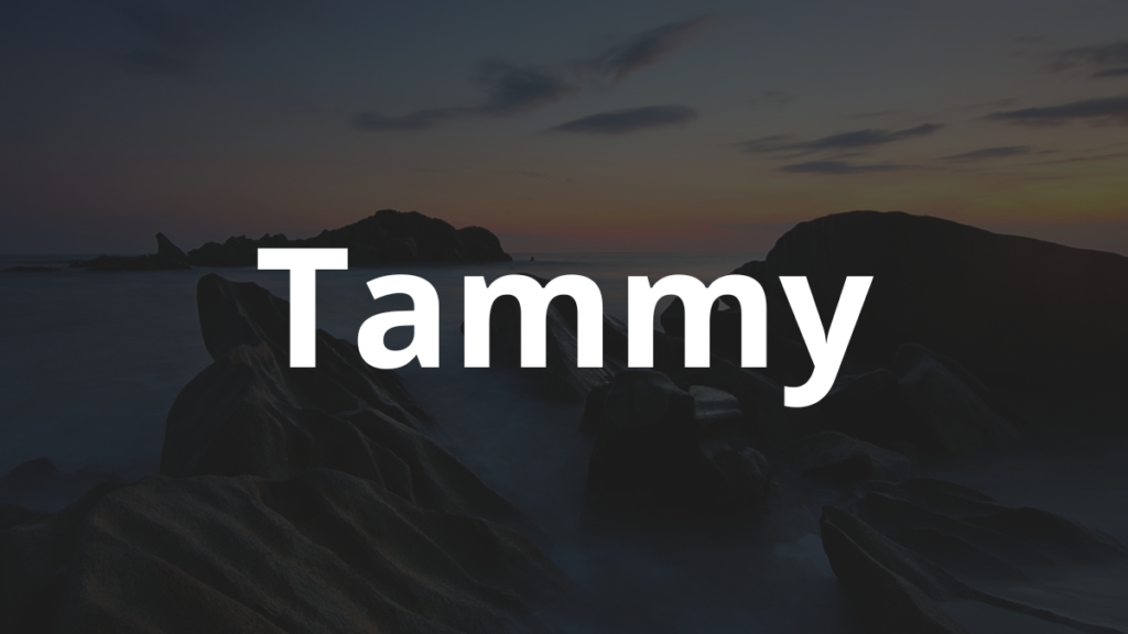 Significado do nome Tammy: História e origem! 1 Significado do nome Tammy