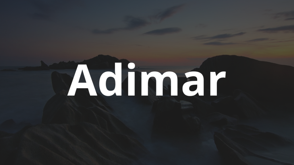 Significado do nome Adimar