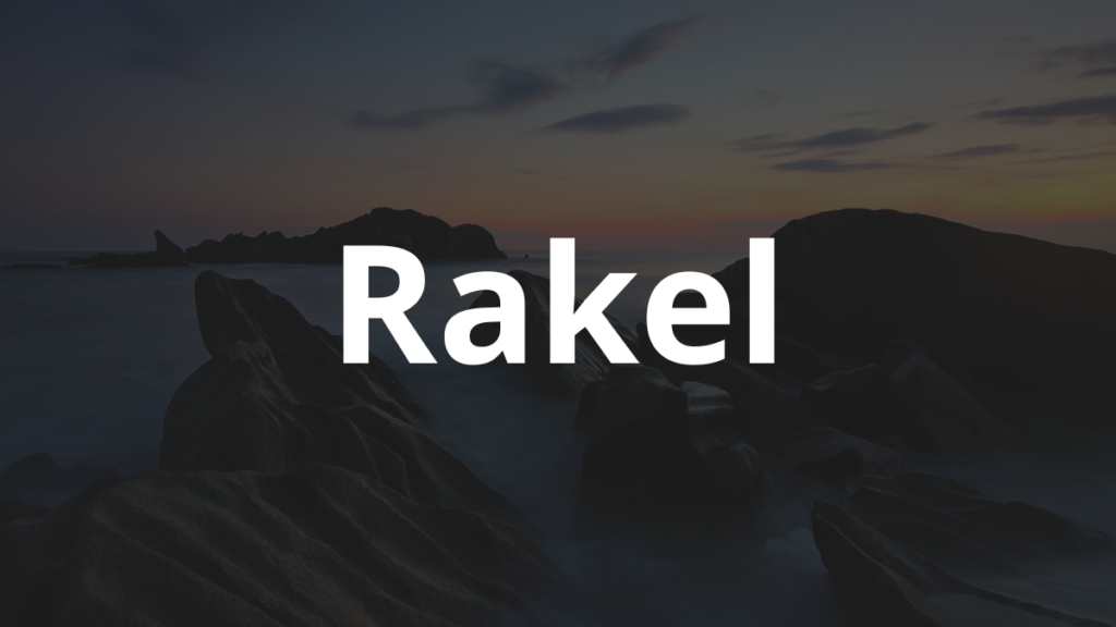 Significado do nome Rakel: História e origem! 1 Significado do nome Rakel