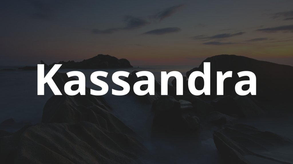 Significado do nome Kassandra: História e origem! 1 Significado do nome Kassandra