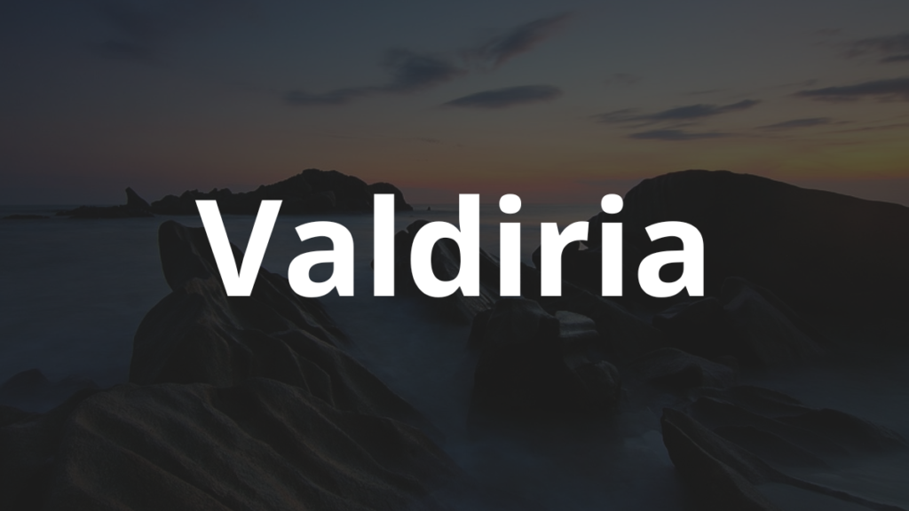 Significado do nome Valdiria: História e origem! 1 Significado do nome Valdiria