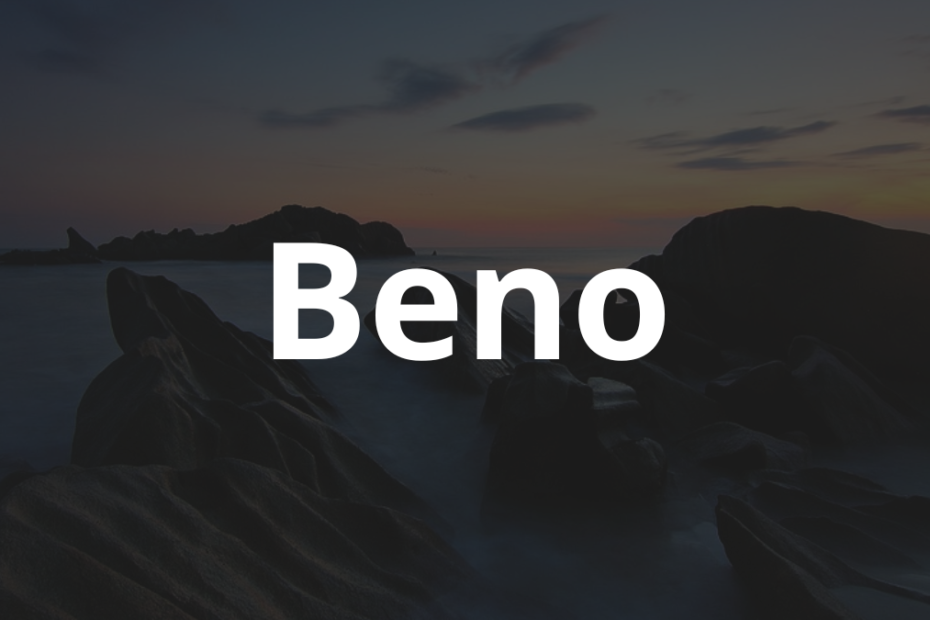 Significado do nome Beno: História e origem! 2 Significado do nome Beno
