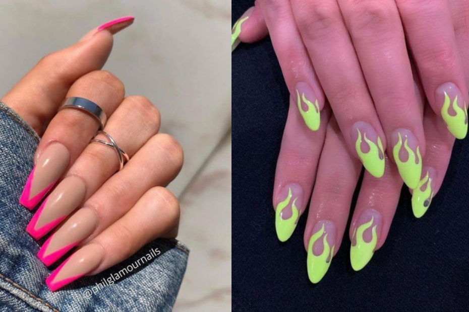 Unhas Neon: Confira as melhores dicas e inspirações para você arrasar! 3 Unhas Neon decoradas