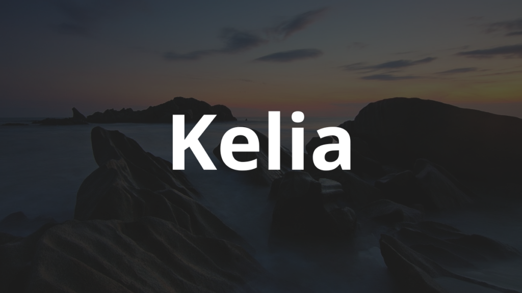 Significado do nome Kelia
