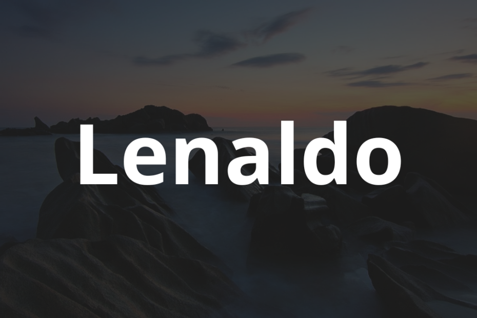 Significado do nome Lenaldo