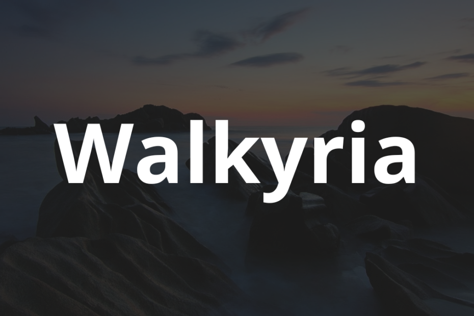 Significado do nome Walkyria