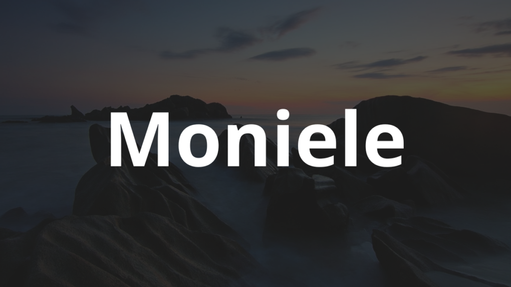 Significado do nome Moniele