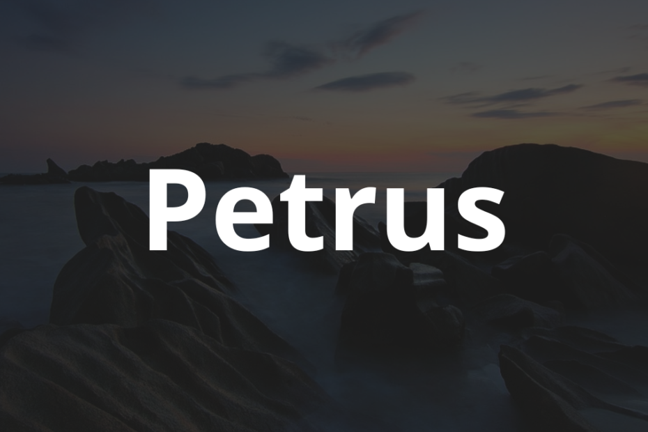 Significado do nome Petrus