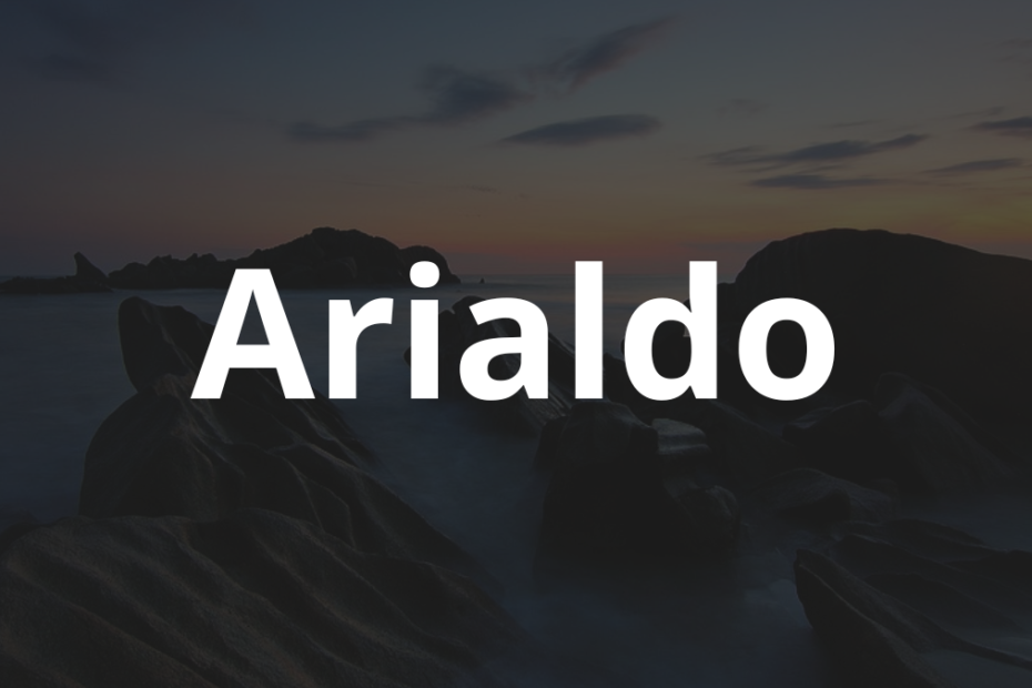 Significado do nome Arialdo