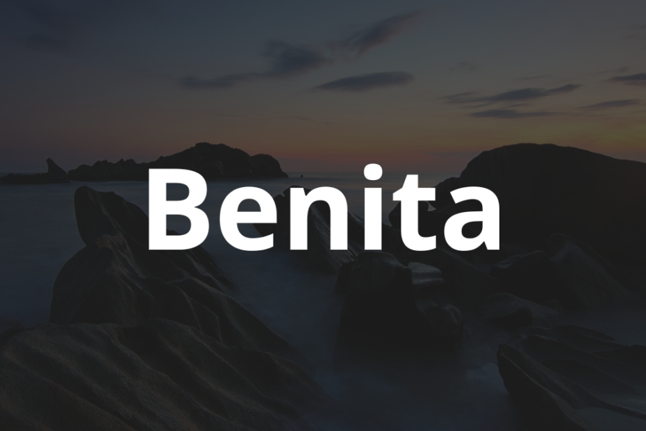 Significado do nome Benita