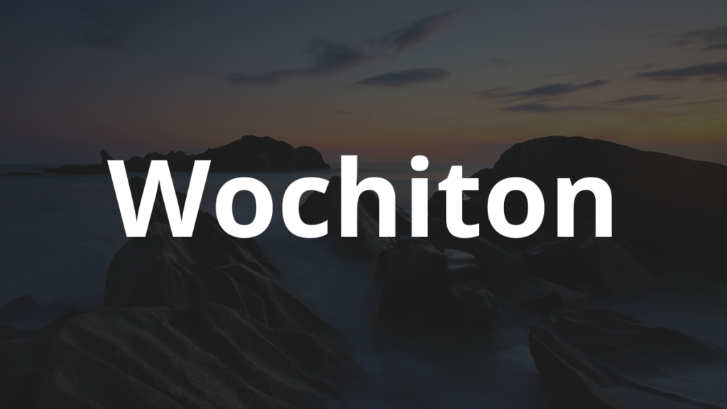Significado do nome Wochiton