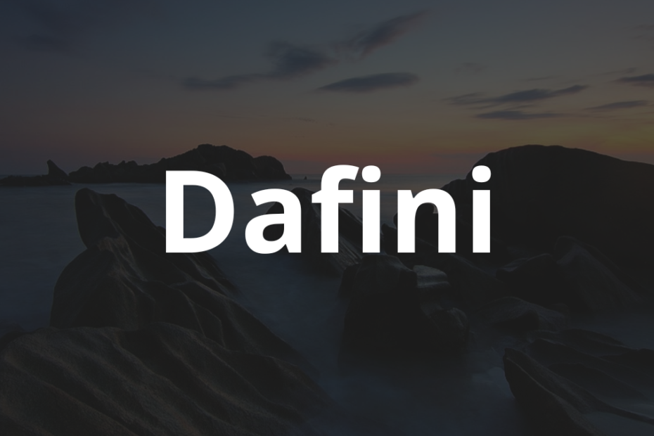Significado do nome Dafini