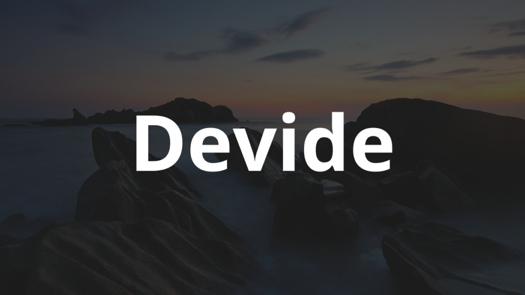 Significado do nome Devide: História e origem! 1 Significado do nome Devide