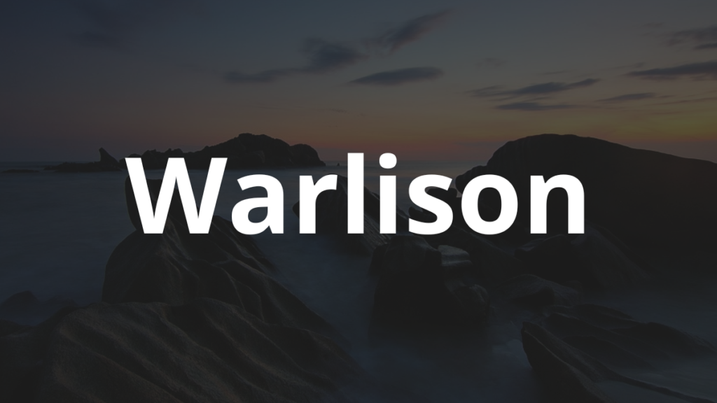 Significado do nome Warlison