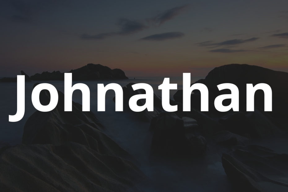 Significado do nome Johnathan: História e origem! 10 Significado do nome Johnathan